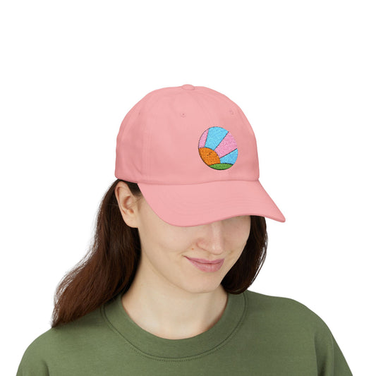 Sunny Embroidered Classic Dad Cap